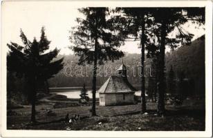 Tusnádfürdő, Baile Tusnad; kápolna, tó / chapel, lake. photo