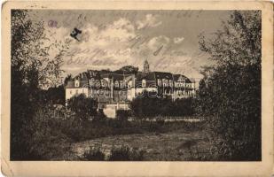 1921 Pöstyén, Piestany; Grand Hotel Royal, pohled s lázenského ostrova / Von der Bade-Insel gesehen / Royal nagyszálloda / hotel (EK)