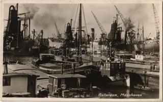 Rotterdam, Maashaven / port, steamships