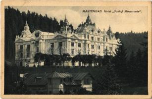 1928 Marianske Lazne, Marienbad; Hotel Schloß Miramonte / castle hotel (EK)