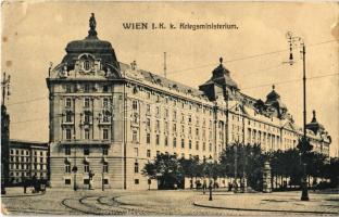 1915 Wien, Vienna, Bécs I. K.k. Kriegsministerium / ministry of war + Militärpflege Militär-Krankenanstalt im Reichsratsgebäude (EK)