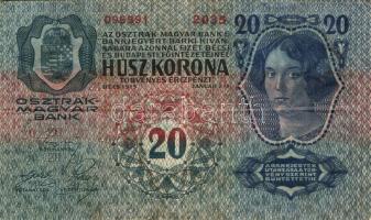 Kis korona tétel, 20db, benne felülbélyegzések T:II,III