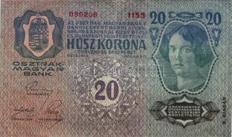 Kis korona tétel, 20db, benne felülbélyegzések T:II,III