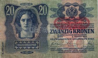 Kis korona tétel, 20db, benne felülbélyegzések T:II,III