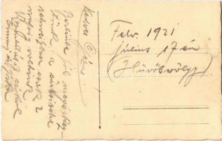 1921 Budapest II. Hűvösvölgy, csoportkép. photo (EK)