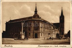 1931 Keszthely, Főgimnázium, Római katolikus templom (EB)