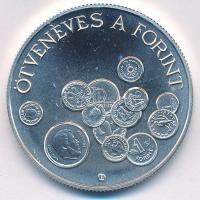 1996. 2000Ft Ag Ötvenéves a Forint kapszulában, tanúsítvánnyal T:BU Adamo EM144