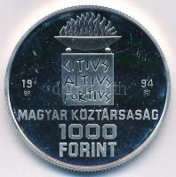 1994. 1000Ft Ag "Nyári olimpia - Atlanta" tanúsítvánnyal T:PP 
Adamo EM137