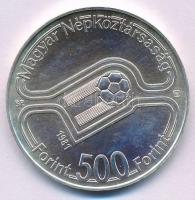 1981. 500Ft Ag "Labdarúgó Világbajnokság 1982 - 3 játékos" tokban T:BU 
Adamo EM64