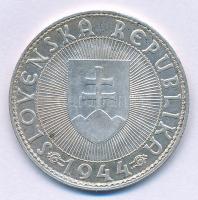 Szlovákia 1944. 10K Ag "Templom kereszt nélkül" T:1-,2 Slovakia 1944. 10 Korun Ag "Ch...