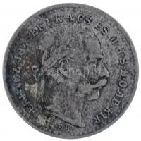 1870KB 10kr Ag "Váltó Pénz" T:2- patina Adamo M10.1