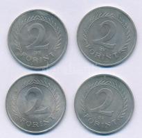 1950-1952. 2Ft Cu-Ni (4x) ebből 3db klf T:1,1-  Adamo F7.1