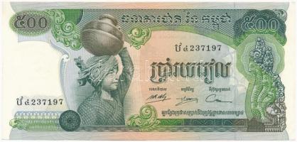 Kambodzsa 1975. 500R T:I,I-  Cambodia 1975. 500 Riels C:UNC,AU Krause P#16