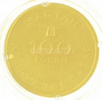 1961. 100Ft Au "Bartók Béla" (7,69g/0.986) T:2 (P) Hungary 1961. 100 Forint Au "Béla ...