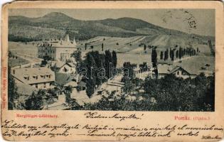 1899 (Vorläufer) Pomáz (Pest), Margitliget üdülőhely. Divald Károly  (szakadás / tear)