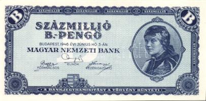 1946. 100.000.000B.-pengő T:I