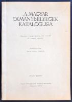 Kaptay Antal: A magyar okmánybélyegek katalógusa (Budapest, 1966)