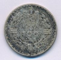 Románia 1932. 100L Ag "II. Károly" (londoni veret) T:2 patina
Romania 1932. 100 Lei Ag &q...