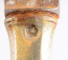 Ezüst (Ag) evőeszköz készlet. 6 személyes, komplett,  42 darabos. Jelzett, halvány monogrammal. XIX....