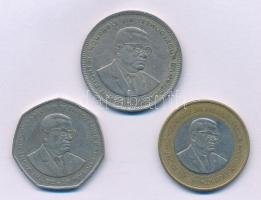 Mauritius 1992. 5R Cu-Ni + 1997. 10R Cu-Ni + 2007. 20R bimetál "Mauritius Bankja" T:2,2-
...