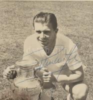 Puskás Ferenc (1927-2006), Alfredo Di Stefano (1926-2014) és Francisco Gento López (1933-) labdarúgó...