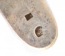 1834 Bécs, antik ezüst (Ag) leveses kanál 2 db Jelzett, mesterjegyes össz nettó 113 g