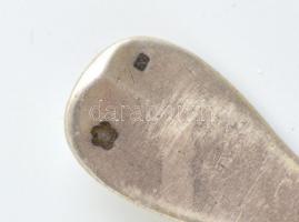 XIX. sz. vége. ezüst (Ag) evőeszközök. Jelzett, mesterjegyese, vegyes állapotban össz nettó 345 g