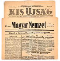 1956 3 db újság a forradalom napjaiból