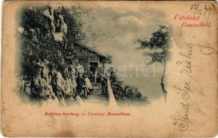 1899 (Vorläufer) Brassó, Kronstadt, Brasov; Bethlen barlang a Czenken / cave (fl)