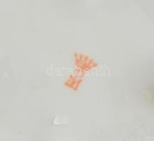 Porcelán bonbonniere. Matricás, jelzett, hibátlan. d: 10 cm