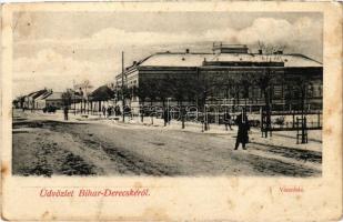 Derecske (Bihar), városház télen  (EK)