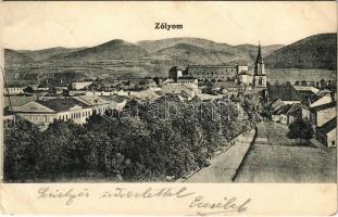 1906 Zólyom, Zvolen; templom, vár / church, castle  (EB)
