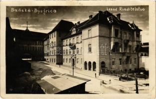 Besztercebánya, Banská Bystrica; Lesné Riaditelstvo / Erdészeti igazgatóság / Forest Directorate