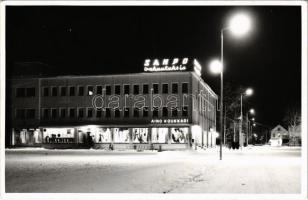 Seinäjoki, Kalevankatu, Sampo vakuutuksia, Aino Koukkari / insurance company, shop, winter. Foto Albin Aaltonen