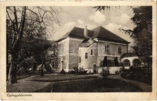 1937 Gyöngyöshermán (Szombathely),  Báró Szegedy kastély (szakadás / tear)