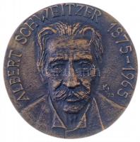 Kampfl József (1938- ) 1990. Albert Schweitzer 1875-1965 / 3. Zeneterápiás Konferencia 1990 március 31 Pécs öntött Br emlékérem (69mm) T:1-,2
