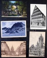 960 db régi külföldi városképes lap az egész világból, érdekes, változatos anyag!! / 960 old city vi...