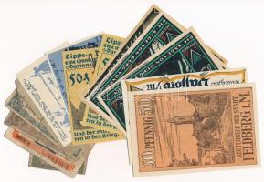 Német Birodalom / Weimari Köztársaság 1917-1921. 15db-os vegyes szükségpénz tétel T:I-III-
German E...