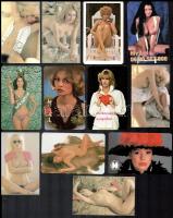 1977-2000 12 db kártyanaptár, erotikusak, és hölgyeket ábrázolók