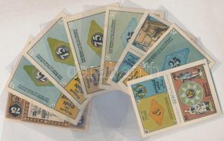 Németország / Weimari Köztársaság 1921-1922. 15db-os vegyes szükségpénz tétel T:I,I-
Germany / Weim...