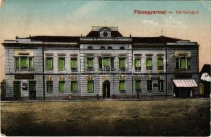 1924 Füzesgyarmat, városháza, Beck József üzlete (EK)