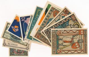 Németország / Weimari Köztársaság 1920-1922. 15db-os vegyes szükségpénz tétel T:I,I-
Germany / Weim...