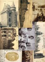 9 db vegyes régi főleg külföldi városképes lap + 1 Deutsches Reich levél