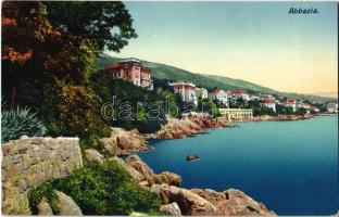 Abbazia, Opatija; seashore, villa