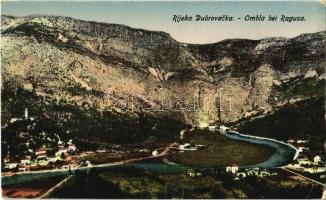 Dubrovnik, Ragusa; Ombla bei Ragusa / Rijeka Dubrovacka / river, general view (EK)