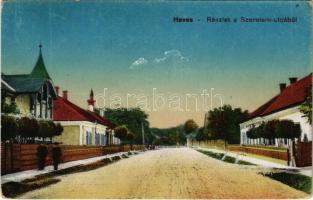 1921 Heves, Részlet a Szerelem utcából (EK)