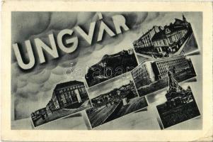 1942 Ungvár, Uzshorod, Uzhhorod, Uzhorod; mozaiklap / mutli-view postcard (EK)
