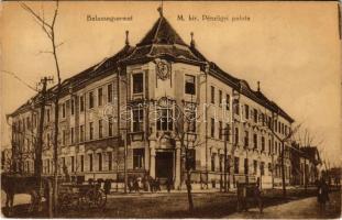 Balassagyarmat, M. kir. pénzügyi palota. Halyák István kiadása