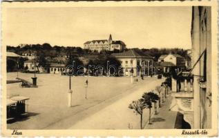 1939 Léva, Levice; Kossuth tér / street view, square (EK)