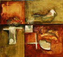 Kiss János: Nagyméretű térplasztika 70x80 cm